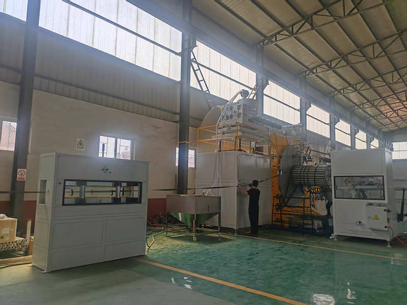 Longchangjie PE Solid-wall Spiral-wound Pipe Successfully Completed The Trial Run!!!