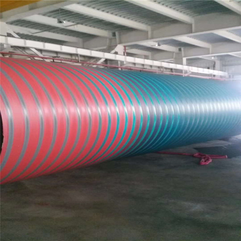 HDPE twin-wall helix pipe extrusion line